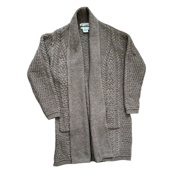 Aran Crafts Merino Wool Cardigan - Picture 1 of 5